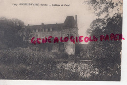 72 - ROUESSE VASSE - CHATEAU DU VASSE  - SARTHE - Sonstige & Ohne Zuordnung