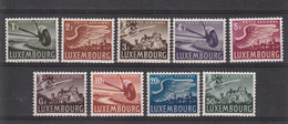 Luxemburg 1946 Luchtpost Nr 7/15 **, Zeer Mooi Lot Krt 4289 - Verzamelingen (zonder Album)
