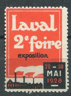 LAVEL1928 2° FOIRE - Erinnophilie