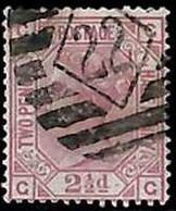 94890f - GREAT BRITAIN - STAMP - SG #  139  Plate 2 -  Very Fine USED - Non Classés