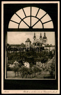 ALTE POSTKARTE SAAZ BLICK AUS DEM FENSTER DER HANDELSSCHULE Zatec School Tschechien Tschechische Repulik Postcard - Sudeten