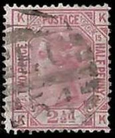 94890h - GREAT BRITAIN - STAMP - SG #  141  Plate 15  -  USED - Non Classés