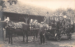 ATTELAGE-FÊTE-CARTE-PHOTO- A SITUER - Karneval - Fasching