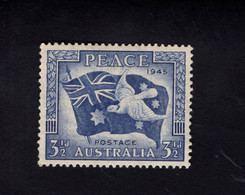 1120334368 1946 SCOTT 201  (XX)  POSTFRIS MINT NEVER HINGED POSTFRISCH EINWANDFREI - DOVE AND AUSTRALIAN FLAG - Andere & Zonder Classificatie