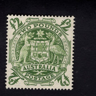 1120336192 1950 SCOTT 221  (X)  SCHARNIER MINT HINGED POSTFRISCH NICHT EINWANDFREI - ARMS OF AUSTRALIA - Andere & Zonder Classificatie