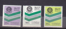 Stamps SUDAN 1997 SC 491 493 POLICE COMMANDE MNH SET # 64 - Soudan (1954-...)