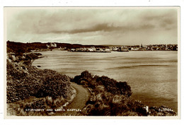 Ref 1417 - Real Photo Postcard - Stornoway & Lewis Castle - Outer Hebrides Scotland - Ross & Cromarty