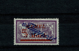 Ref 1418 - 1922 Mint France Stamp - Overprinted  Twice By Germany For Airmail & Use In Memel - Ungebraucht
