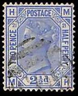 94891gA - GREAT BRITAIN - STAMP - SG # 157  Plate 21 - Fine  USED - Oblitérés