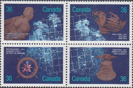 Canada 1987 Shipwrecks Michel 1054-57 - Otros & Sin Clasificación