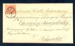 HUNGARY, CROATIA -  Letter With Complete Content Sent From IRREGH To KARLOVCE 14.01. 1868. - Altri & Non Classificati