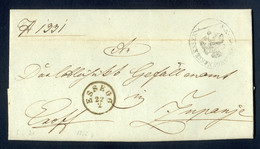 HUNGARY - Letter With Complete Content Sent From ESSEG (Osijek) To Županja Via Vinkovci 22.02. 1855. - Andere & Zonder Classificatie