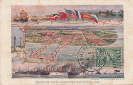N°7741 R -cpaBird's Eye View Jamestown Exposition 1907 - Norfolk