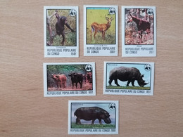 Delcampe - T049 WWF Fauna ANimals Tiere UNCUT - Ungebraucht