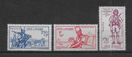 Côte D'Ivoire N°162/164 - Neufs ** Sans Charnière - TB - Unused Stamps