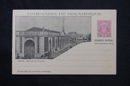 MOZAMBIQUE - Entier Postal Illustré De Beira + Réponse, Non Circulé - L 75188 - Mozambique