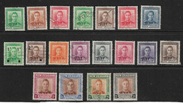 NEW ZEALAND 1938 - 1944, 1941 And 1947 - 1952 DEFINITIVE SETS SG 603/609, 628/629, 680/689 FINE USED Cat £15+ - Lots & Serien