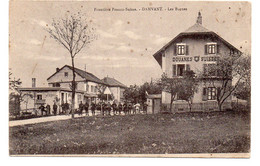 CPA SUISSE JU - DAMVANT - LES BORNES (DOUANES SUISSES) - Damvant