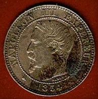 FRANCE  / 2 CENTIMES / NAPOLEON III TÊTE NUE / 1854 BB - 2 Centimes