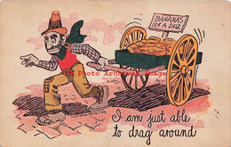 317379-Black Americana, J Tully 1906, I Am Just Able To Drag Around, Banana Cart - Negro Americana