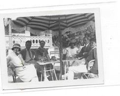 BOIS DE CISE AOUT 1923 EN TERRASSE AVEC GUETIN PORCHER PHILIPPE HUBLOT - PHOTO 12*9 CM - Orte