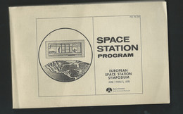 Juin 1970 - Projet De Construction De La Station De L'espace Par Space Divison North America Rockwel , 156 Pages  FAU 92 - Bouwkunde