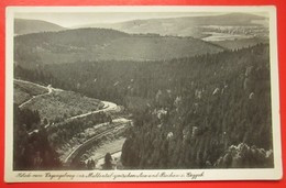 I2-Germany Vintage Postcard- Blick Vom Erzenberg Ins Muldental Zwischen Aue Und Bockau I. Erzgeb. - Schwarzenberg (Erzgeb.)