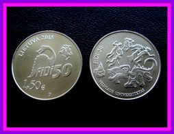 2018 Lithuania Litauen Dinosaur Coin 1,50 Eiro /euro Universitet Vilnius UNC - Litauen