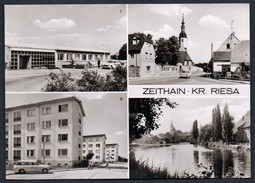 A5114 - Alte MBK Ansichtskarte - Zeithain Kr. Riesa - Postamt Langenberger Straße TOP - Zeithain