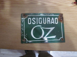 Old Tin Insurance Board Osigurao OZ - Zinn
