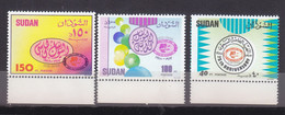 Stamps SUDAN 1988 SC 366 368 KHARTOUM BANK MNH SET # 76 - Soudan (1954-...)