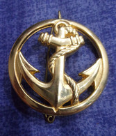 Insigne De Béret Infanterie De Marine - Coinderoux - Armée Française - Coloniale - Casques & Coiffures