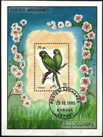 Afghanistan 1985 - Mi BL 79 - YT BF 66 ( Birds : Rose-ringed Parakeet ) - Afghanistan