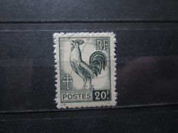 VEND BEAU TIMBRE DE FRANCE N° 648 , XX !!! (b) - 1944 Coq Et Maríanne D'Alger