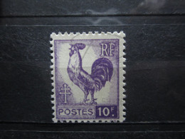 VEND BEAU TIMBRE DE FRANCE N° 646 , XX !!! (a) - 1944 Coq Et Marianne D'Alger