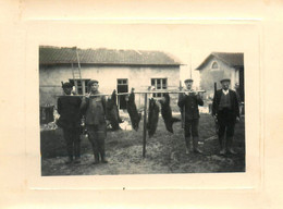 Retour De Chasse * 4 Photos Anciennes * Chasseurs Et Leur Gibier ! - Jagd