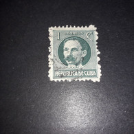 FO011 REPUBBLICA DI CUBA 1926 MARTI "XO" - Oblitérés