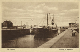 Nederland, TERNEUZEN, Groote Of Westsluis (1920s) Ansichtkaart - Terneuzen