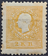 AUSTRIA 1858 - MLH - ANK 10Nb. - Neudruck 1887 - 2kr - Proofs & Reprints