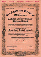 Germany - Berlin 1940 - Deutsche Centralbodenkredit Aktiengesellschaft - 4 1/2 % Hyppotheken über 100 Reichsmark. - Banca & Assicurazione