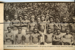CPA.  Carnet De 12 Cartes Postales. Mission Des Salomon Septentrionales  2eme Série - Solomon Islands
