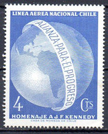 CHILI. PA 217 De 1963. Hommage à Kennedy. - Kennedy (John F.)