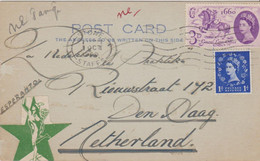 AKEO Esperanto Card From England 1960 With Mi 339 Mailman & Mi 319 Queen Elizabeth II - Karto El Britio De 1960 - Esperanto
