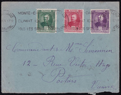 Monaco, 1934, Mailed Cover From Monte Carlo - Briefe U. Dokumente