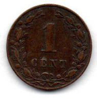 Pays Bas  --  1 Cent 1883  --  TTB - 1849-1890 : Willem III