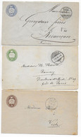 SUISSE - TYPE 1867 - SUPERBE ENSEMBLE De 15 ENVELOPPES + CARTES ENTIERS POSTAUX - Interi Postali