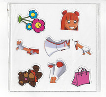 Jeu "de Magnet LOLA" à Reconstituer - Flunch Kid KIDI - NEUF (Lola + Fleurs + Ours/ Ourson + Sac) - Characters