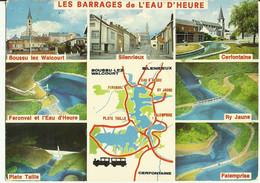 Les Barrages De L' Eau D' Heure -- Multivues.       ( 2 Scans ) - Cerfontaine