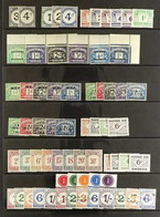 COMMONWEALTH POSTAGE DUES  1918-1970 Collection, Fine Mint, With Many Better Sets Including 1926 Bechuanaland, 1940 Brit - Andere & Zonder Classificatie