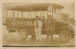 Real Photo  Bus " La Precisa " . Close Up. Autobus . Le Ponctuel - Cuba